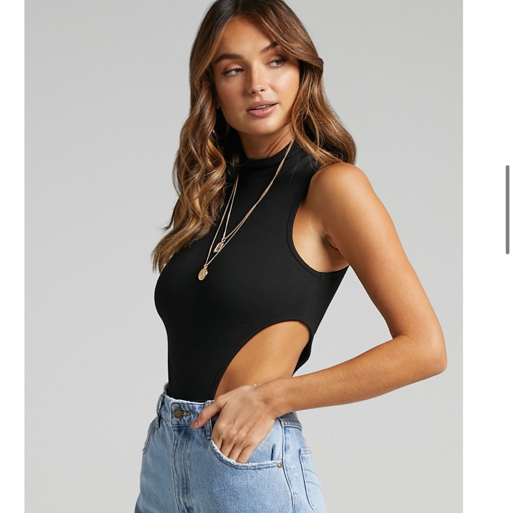 SHOWPO high neck cut out bodysuit